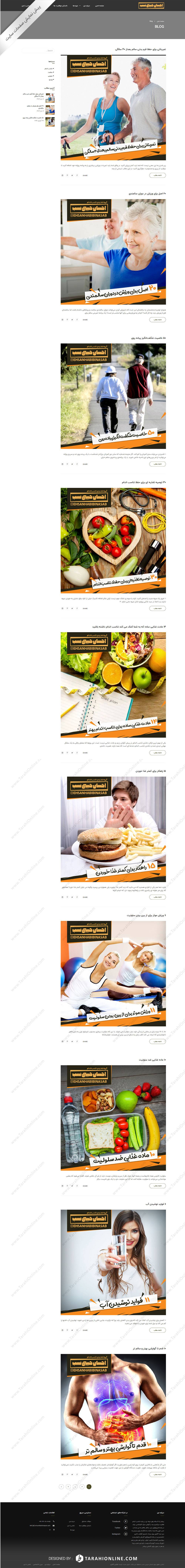 طراحی سایت احسان حبیبی نسب - تصویر 3